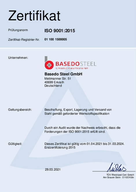  Basedo-Steel - ISOCERT